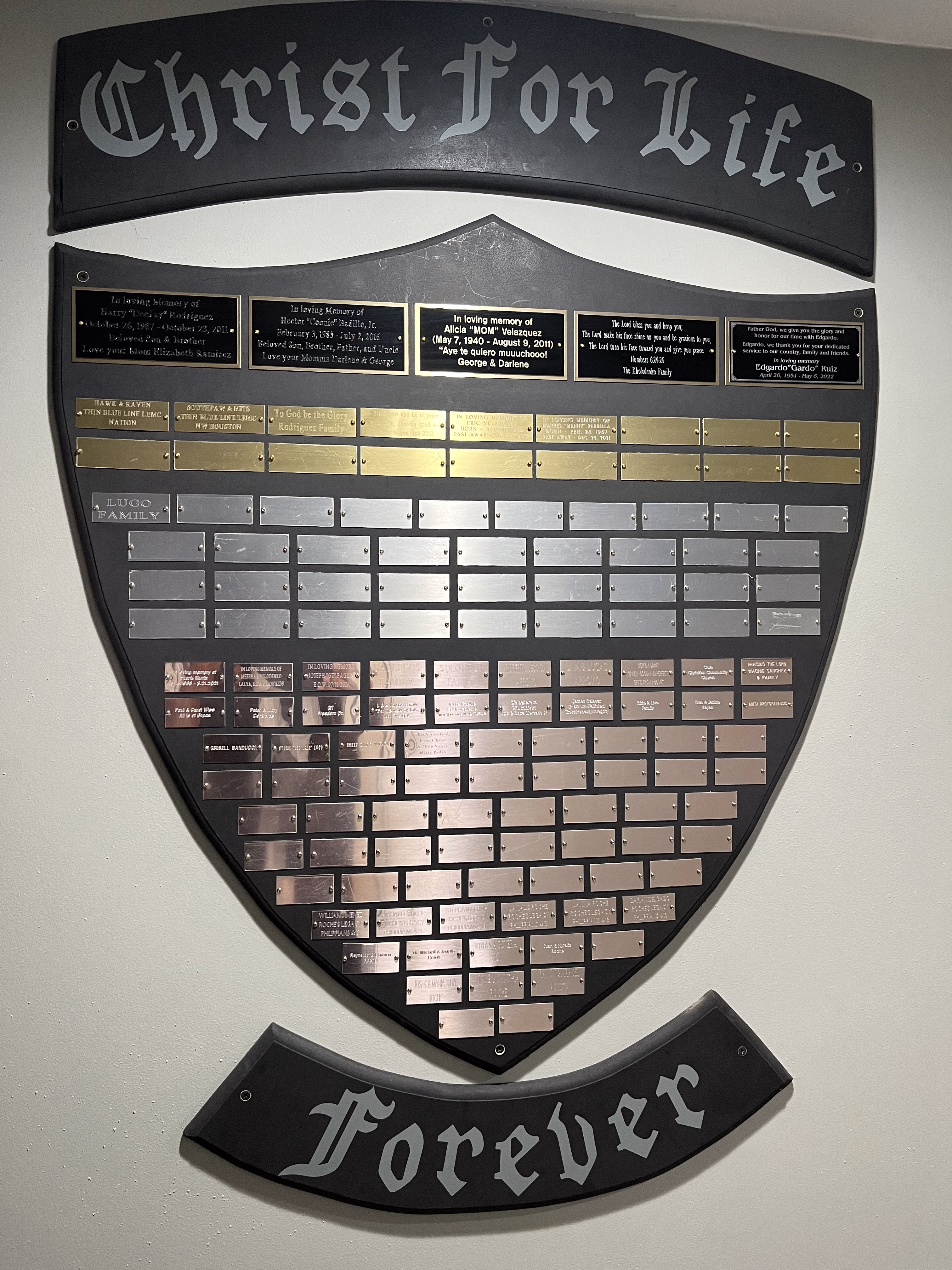 Legacy Wall Feature